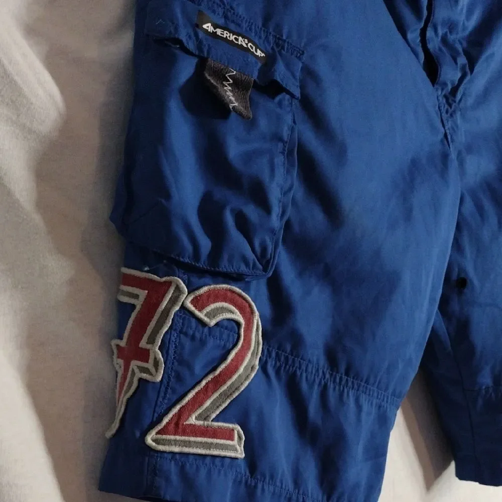 Puma Men's Cargo Shorts in Vibrant Blue